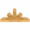 Ekena Millwork Saratoga Rough Sawn Timber Gable Bracket, Western Red Cedar, 36"W x 21"H x 4"D x 4"F, 14/12 Pitch GBW036X21X0404SAR00RWR - alternate 2